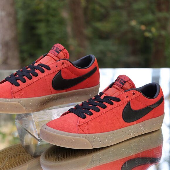 Nike SB Zoom Blazer Low Pro GT Cinnabar Gum - Picture 12 of 13